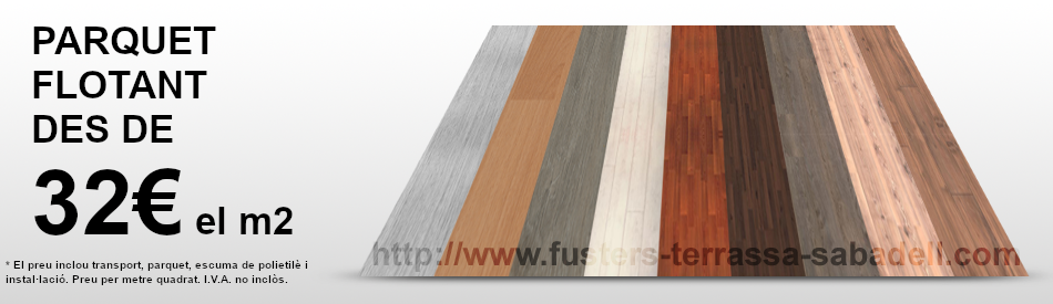 Oferta parquet sintètic amb instal·lació inclosa